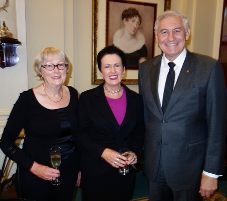 Sandra Tiltman with Lord Mayor Clover Moore & The Hon. George Souris, MP Minister for Tourism